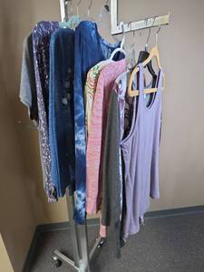 lot 1120 image: Seven womens Size 2x tops including a brand new Vera Wang top