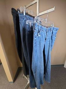 lot 1137 image: Four pairs womens Size 18 jeans