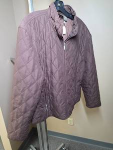 lot 1155 image: Womens brown size XL quilted jacket