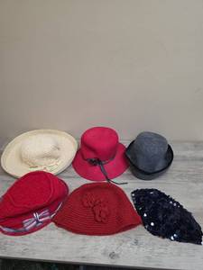 lot 1157 image: 6 womens hats