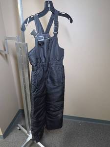 lot 1173 image: Girls Sz 78 Snow Bibs - one shoulder clasp is broken