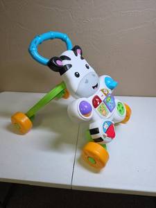 lot 1307 image: Fisher-Price Learn with Me Zebra Walker