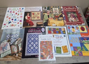 lot 1328 image: Quilting Books and Pattern Collection - Mixed Lot of Craft Instruction Guides