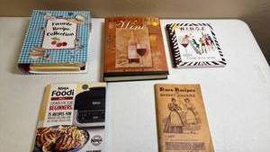 lot 1349 image: Recipe Collection Books Bundle with a Recipe Binder