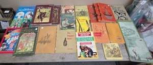 lot 1355 image: Large lot of vintage childrens books.