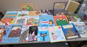 lot 1356 image: Large lot of kids books - pre-k to early elementary