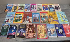 lot 1363 image: Pre-teen books mostly vintage including The Indian in the Cupboard and several Encyclopedia Brown books