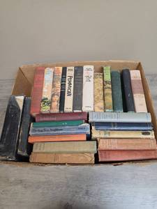 lot 1374 image: Box of vintage books