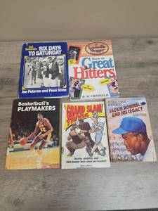 lot 1381 image: Five vintage books about sports
