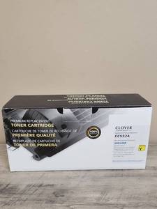 lot 1395 image: Clover CC532A Yellow Toner Cartridge HP Compatible
