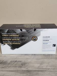 lot 1397 image: Clover CE285A Black Toner Cartridge Compatible with HP LaserJet