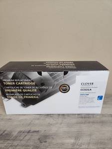lot 1398 image: Clover CC531A Compatible Cyan Toner Cartridge for HP LaserJet Printers