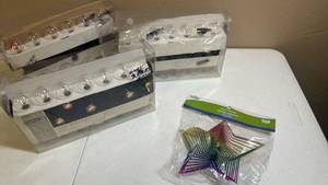 lot 1700 image: Home Decorative String Lights and Wind Twister Bundle
