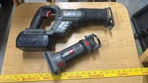 lot 1706 image: Porter Cable Cordless Reciprocating Saw