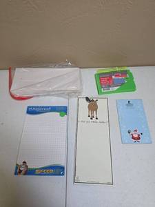 lot 1413 image: Index cards, notepads,  and bag full of #10 window envelopes