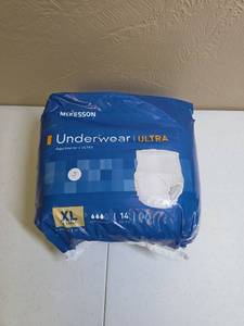 lot 1201 image: McKesson Underwear Ultra XL Adult Protective Underwear 14 Count