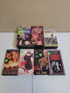 lot 1457 image: Classic VHS Movie Collection Lot of 7 Tapes