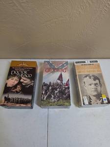 lot 1458 image: Classic Historical Drama VHS Collection - 3 Movies