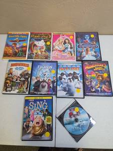 lot 1468 image: Childrens Animated Movie DVD Collection - 10 Family Films