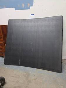 lot 37 image: Truck bed cover - believed to have been on a 2005ish Dodge.  Apprpx 70 14 x 77.5 (request preview to confirm fit on your vehicle before bidding)
