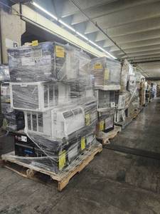 lot 53505 image: Bulk Lot of AC Units Mixed BTU - 24 Pallets