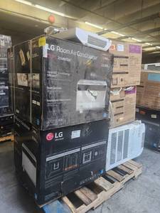 lot 53517 image: LG Dual Inverter Room Air Conditioner 12,000 BTU with Smart Features - Lot of 5