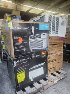 lot 53518 image: LG Window Air Conditioner Units Various BTU Capacities - Lot of 5