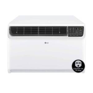 lot 53558 image: LG - 1,440 Sq. Ft. 23,500 BTU Smart Window Air Conditioner - White - Lot of 6