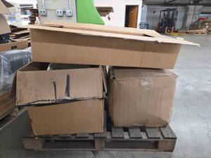 lot 53844 image: Pallet of Various Items Including Vacuum, Pet Bed, Waste Bin and More