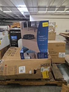 lot 53848 image: Pallet of Mixed Home Appliances - Robot Vacuum and Portable Air Conditioners and More
