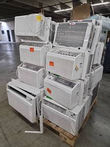 lot 53854 image: Pallet of Mixed Model LG Window Unit Air Conditioners