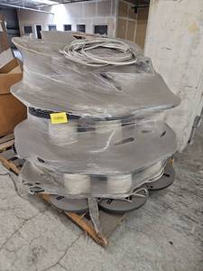 lot 53856 image: Bulk Ethernet Cable Spools and Network Wiring