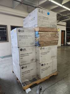 lot 53879 image: Pallet of LG Through The Wall Sleeve Air Conditioner Unit AXSVA1