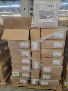 lot 53710 image: 34 count of New SureFit Herringbone Microban Sofa Furniture Cover