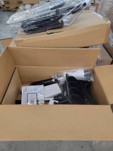 lot 53717 image: 2 count of Snow Joe 24V Cordless Snow Shovel with Battery and Charger & 8 count Folding Trolley Dolly