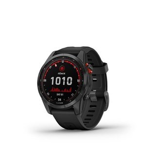 lot 14484 image: Garmin - fenix 7S Solar GPS Smartwatch 42 mm Fiber-reinforced polymer - Slate Gray