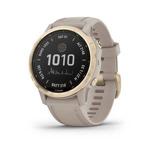 lot 144860 image: fenix 6S Pro Solar  Light Gold with Light Sand Band&nbsp
