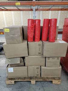 lot 60829 image: Red Hand Stretch Wrap Film Rolls Bulk Lot - Retail $150