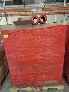 lot 60831 image: Red Hand Stretch Wrap Film Rolls Bulk Lot - Retail $150