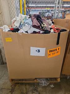 lot 197791 image: Pallet of Various Sizes of Clothing