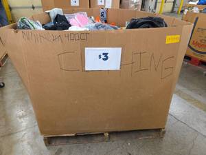 lot 197793 image: Pallet of Various Sizes of Clothing