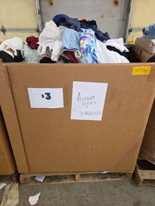 lot 197796 image: Pallet of Various Sizes of Clothing
