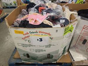lot 197807 image: Pallet of Various Sizes of Clothing