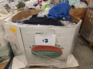 lot 197808 image: Pallet of Various Sizes of Clothing