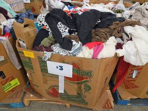 lot 197811 image: Pallet of Various Sizes of Clothing