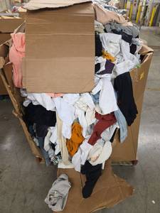 lot 197822 image: Pallet of Various Sizes of Clothing