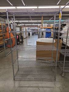 lot 197845 image: Commercial Wire Shelving Unit