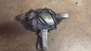 lot 51817 image: Used Industrial Pneumatic Air Drill with Safety Wire Cage - Retail $75