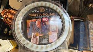 lot 51846 image: Lion Brand Yarn-A-Round Circular Knitting Loom Set - Retail $15