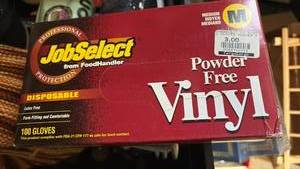 lot 51847 image: JobSaGG Professional Food Handler Protection Gloves - Retail $15